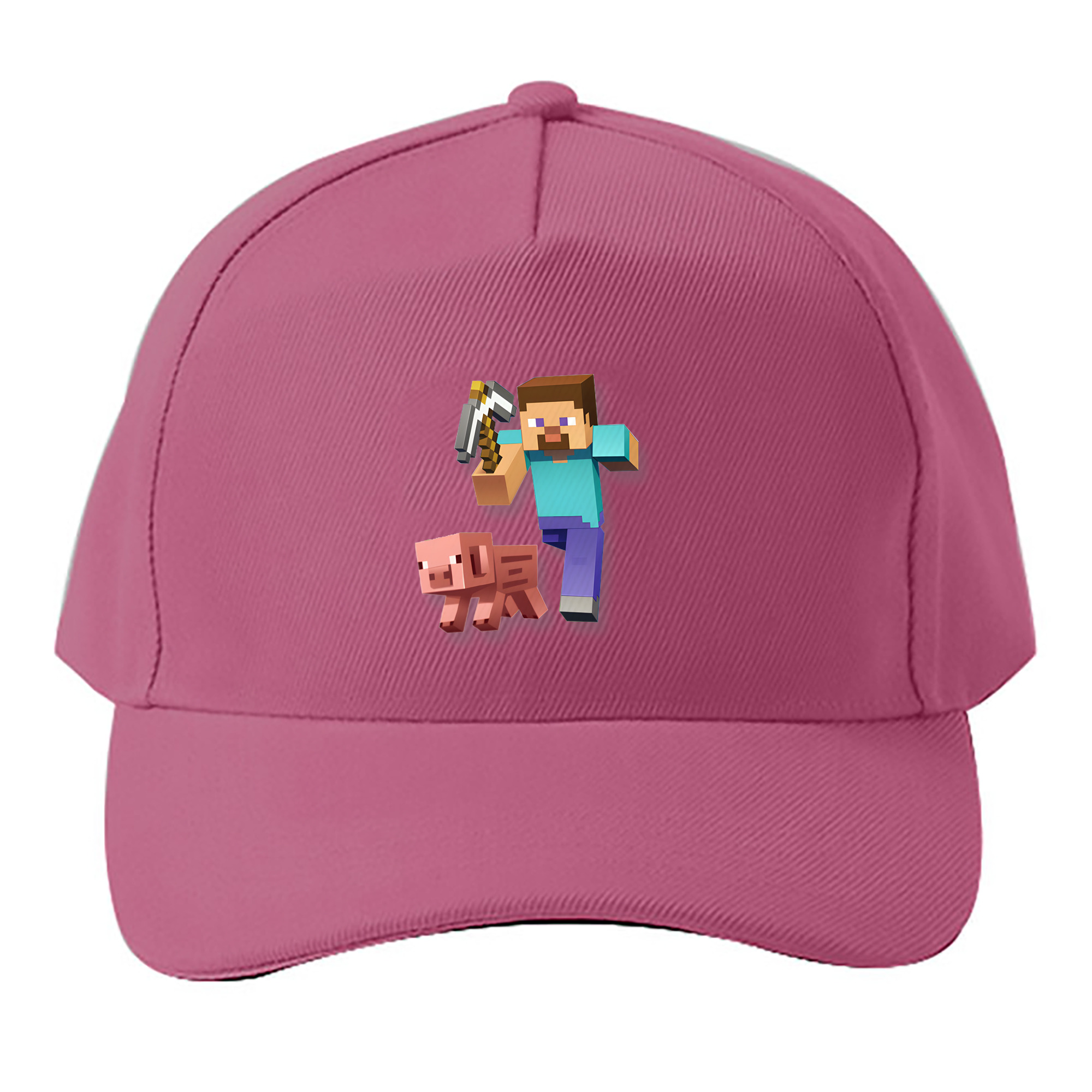 （画像用） マインクラフト ブロックの世界 Minecraft MC Block world ベースボールキャップ 綿100％ 男女兼用 帽子 スポーツ